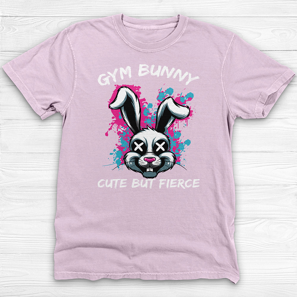 Gym Bunny Tee, Cute But Fierce Workout Shirt or Pump Cover