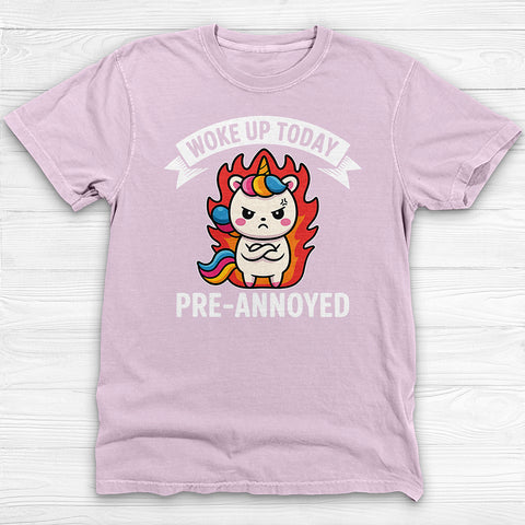 Unicorn Annoyed Already Today Funny Gym Tee Or Pump Cover