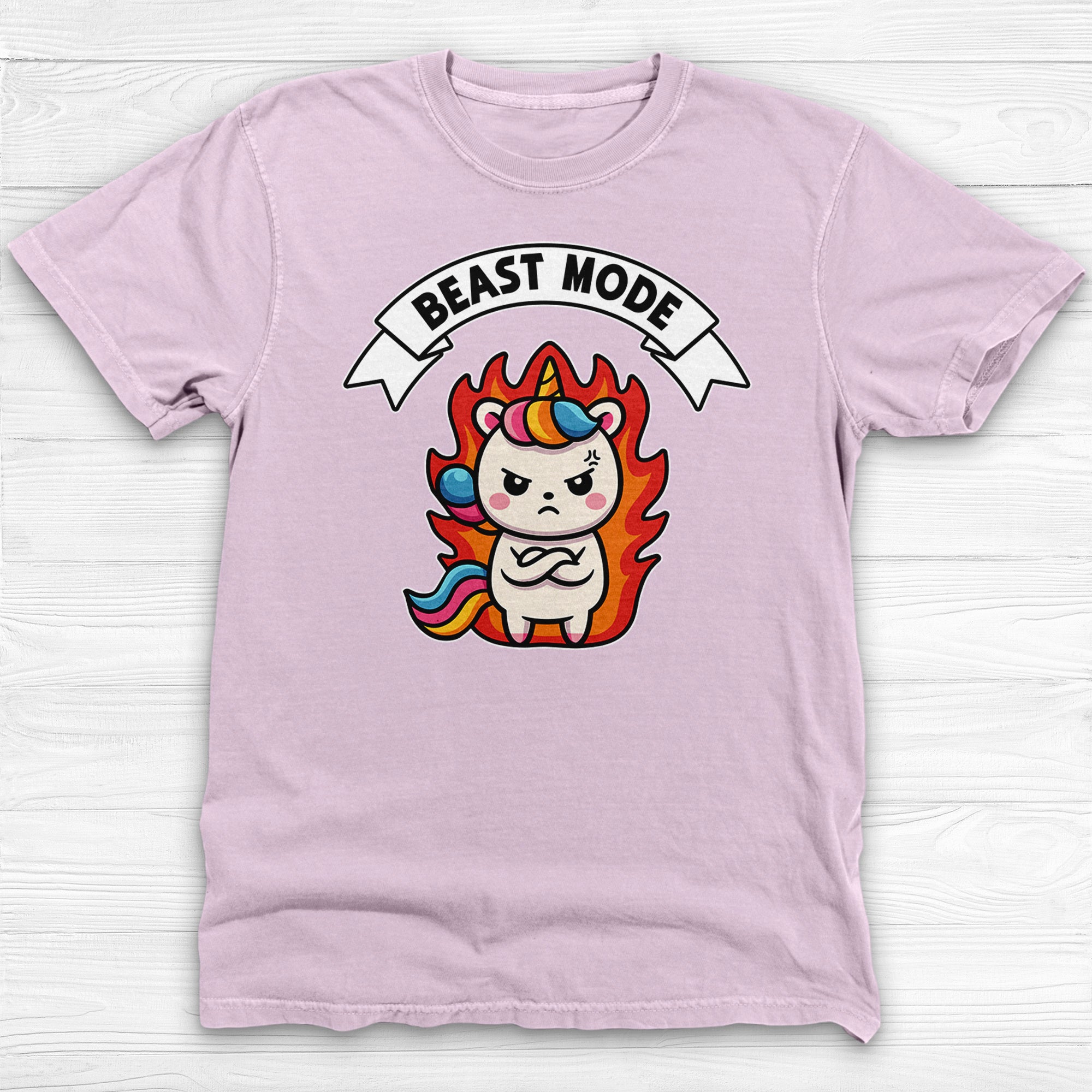 Unicorn Beast Mode Funny Graphic Gym Shirt Or Pump Cover-T-Shirt-Gym Classics