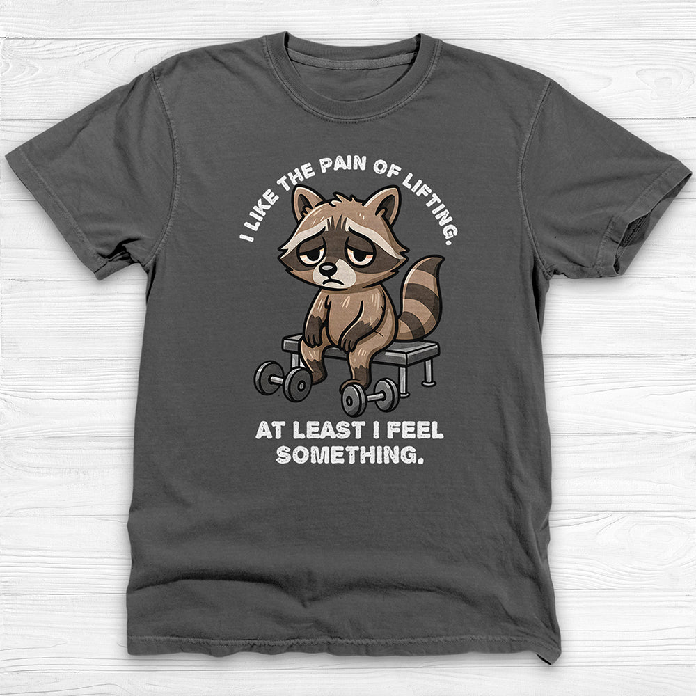 Cute Sad Raccoon Workout T-Shirt, Do It Sad Humorous Gym Tee-T-Shirt-Gym Classics