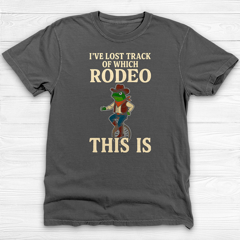 Funny Frog Rodeo Tee, Unisex Western Humor Shirt-T-Shirt-Gym Classics