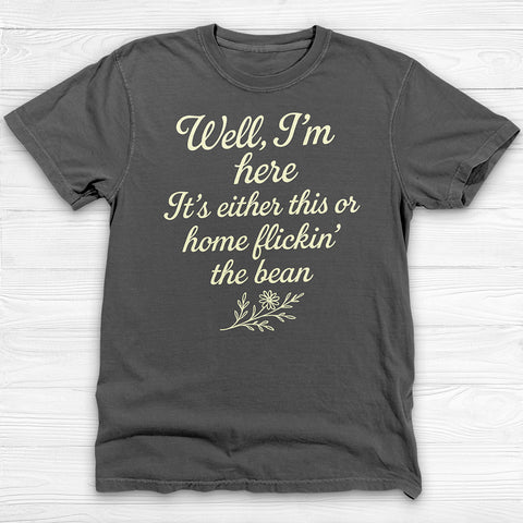 Well I'm Here Sarcastic Girl Boss T-Shirt, Funny Quote Gym Tee