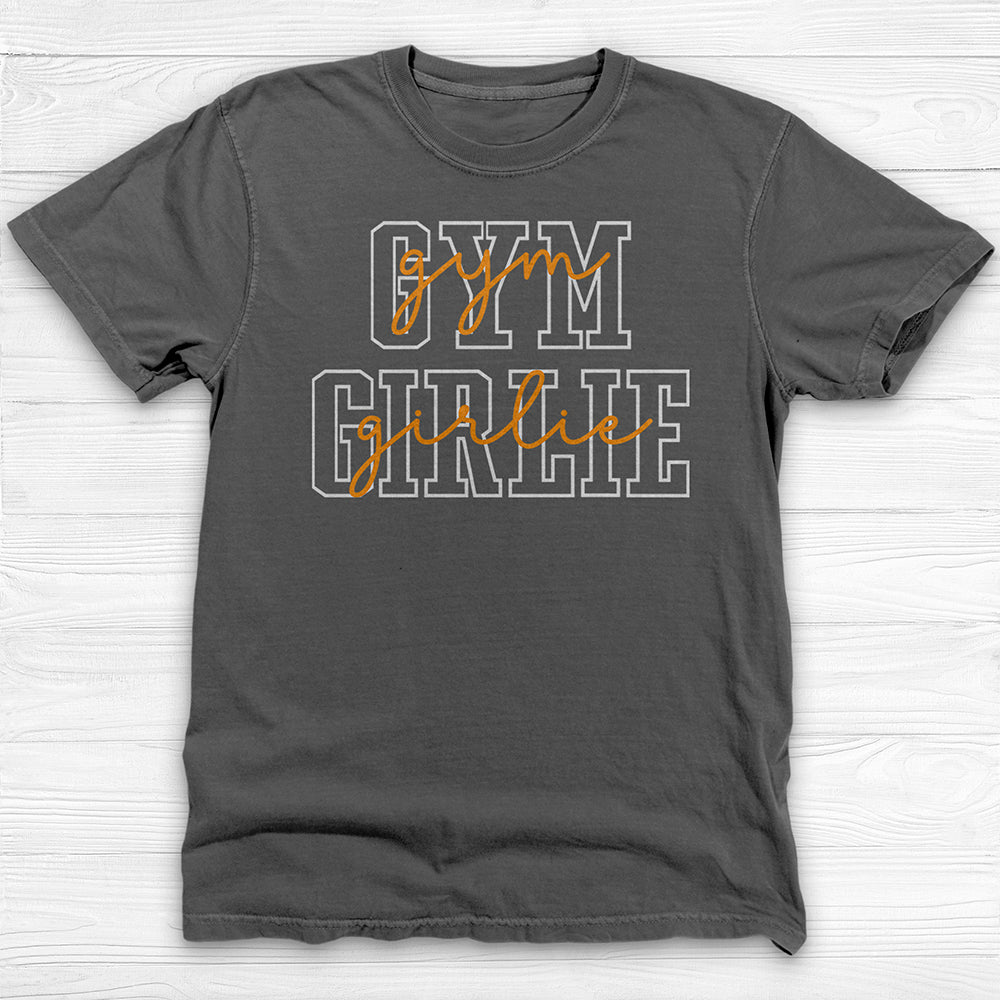 Gym Girlie Tee, Cute Women’s Workout Shirt & Fitness Apparel