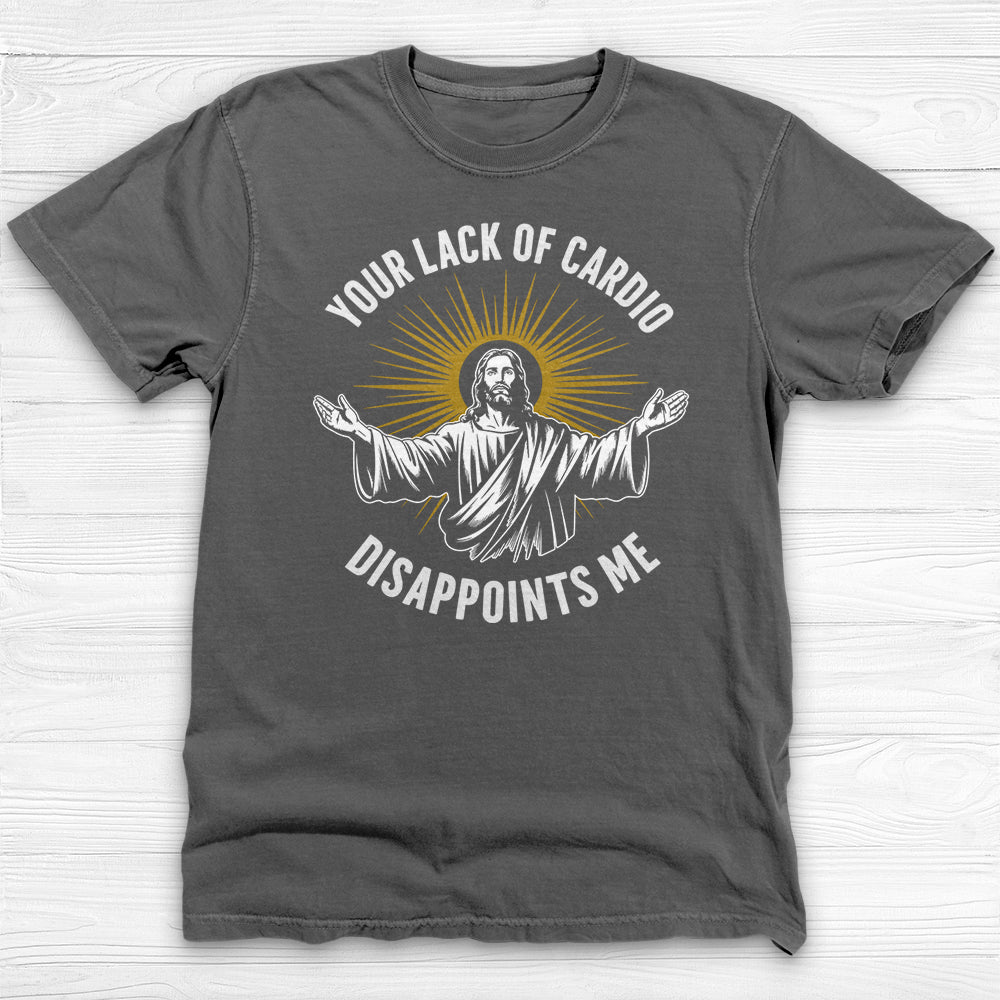 Jesus Funny Cardio Disappointment Gym Tee and Pump Cover