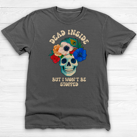 Dead Inside Sarcastic Motivation Tee Gym Shirt or Pump Cover