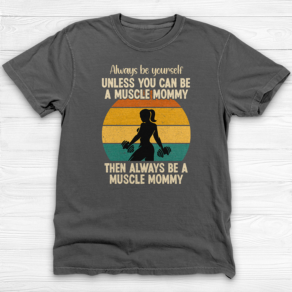 Muscle Mommy Tee, Funny Gym Shirt for Strong Women