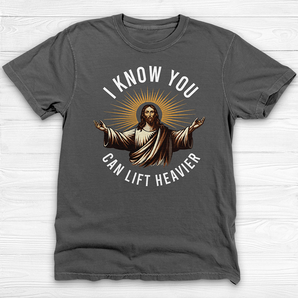 Jesus Lift Heavier Motivational Gym Shirt or Pump Cover