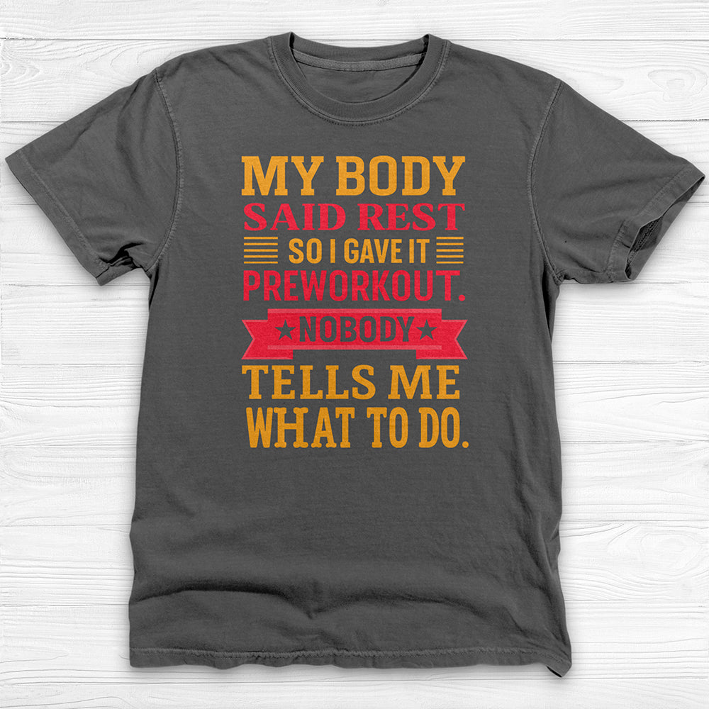 Funny Preworkout Gym Shirt or Pump Cover-T-Shirt-Gym Classics