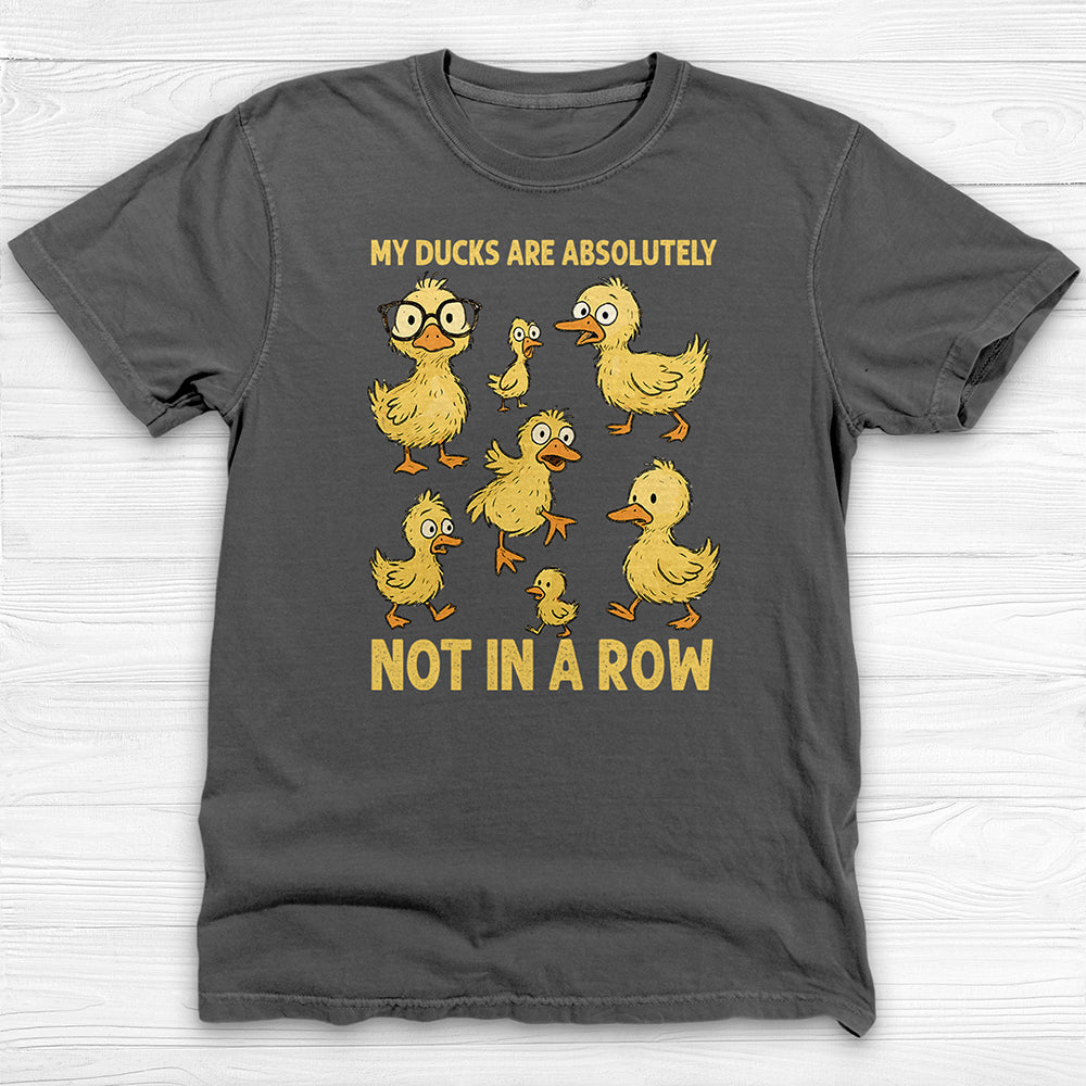 Ducks Not In A Row Funny Gym Shirt Or Pump Cover-T-Shirt-Gym Classics