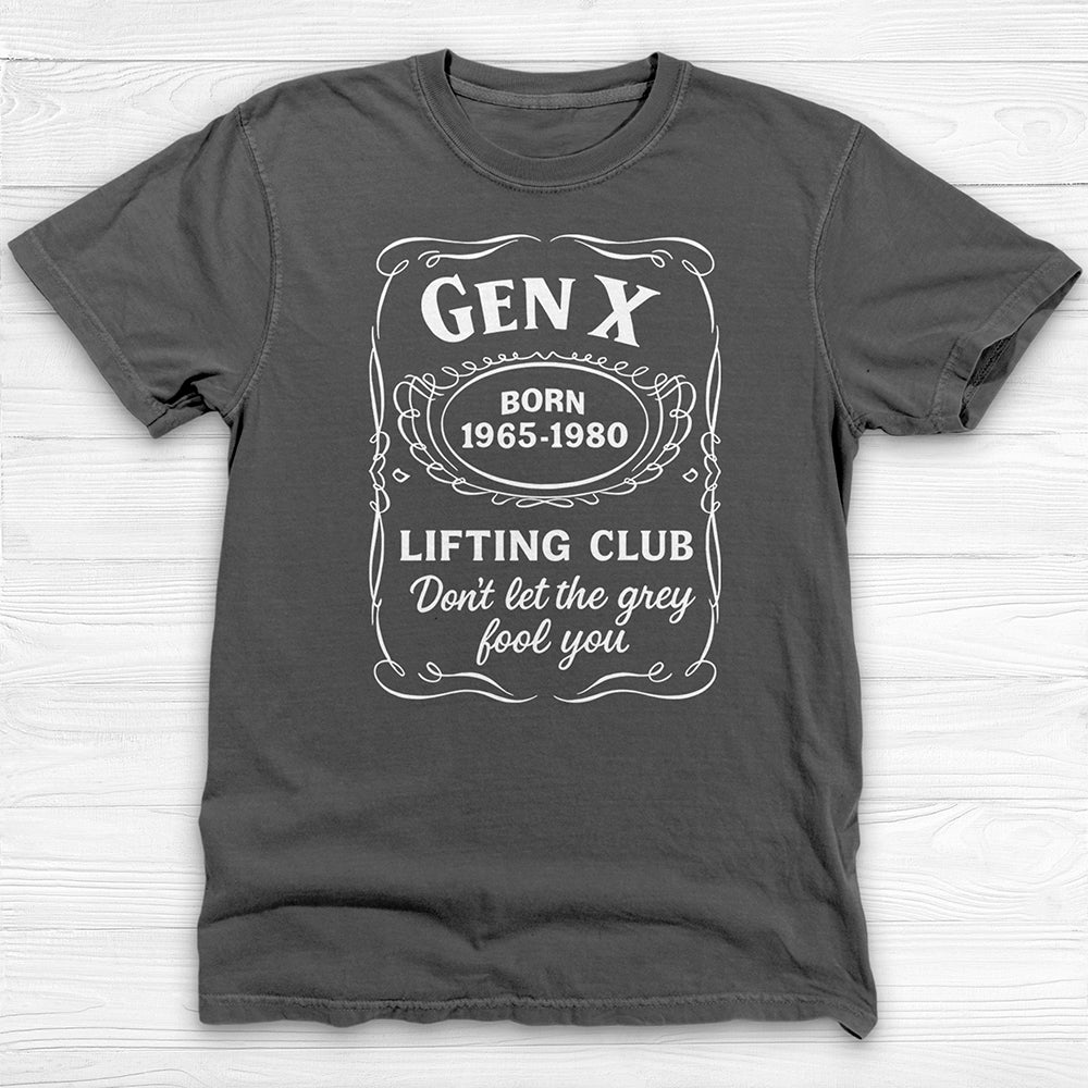 Gen X Gym Shirt Born 1965–1980, Fun Retro Style Fitness Tee-T-Shirt-Gym Classics