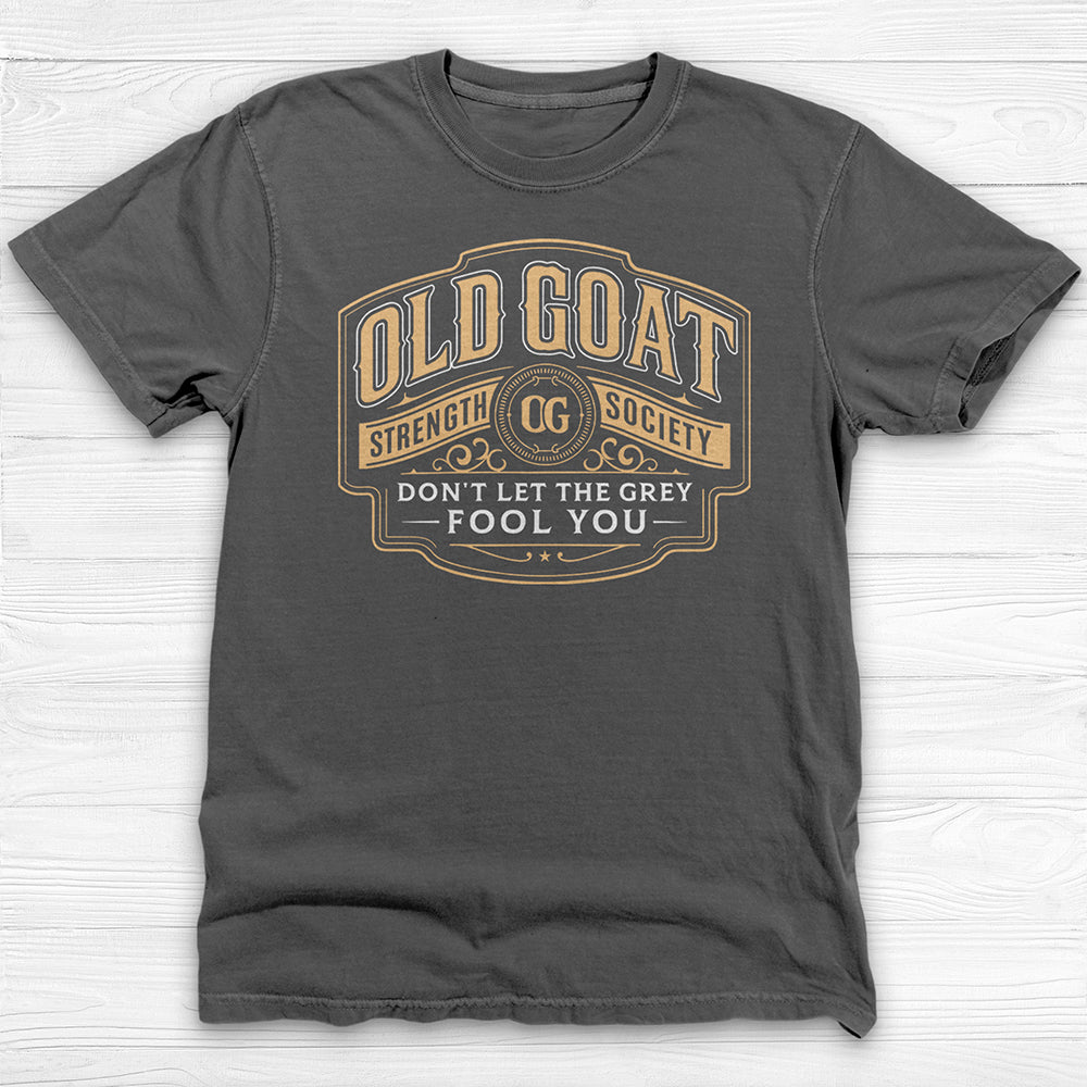 Old Goat Strength Society Shirt, Funny Gym Tee for Lifters-T-Shirt-Gym Classics
