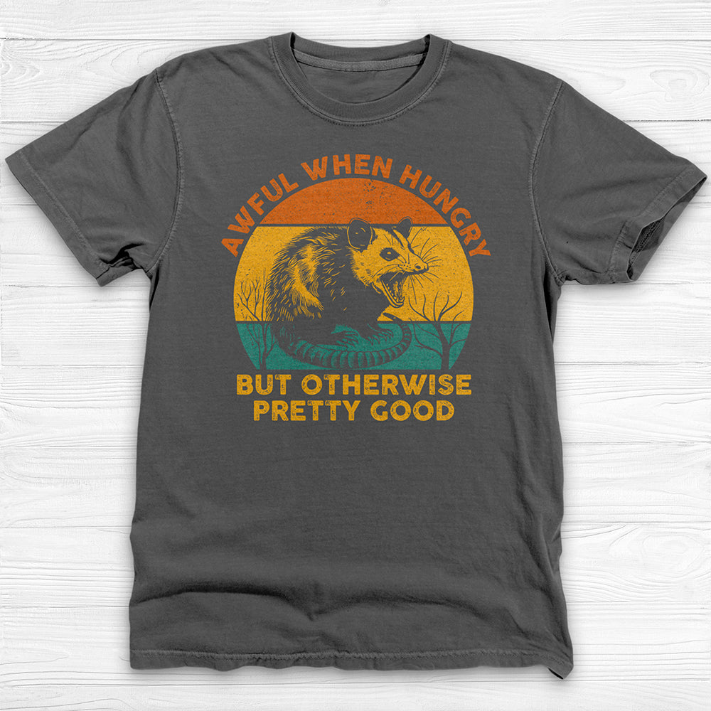 Awful When Hungry Possum T-Shirt, Funny Fitness Gift-T-Shirt-Gym Classics