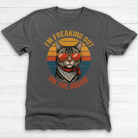 Freaking Out On The Inside Funny Gym Shirt Or Pump Cover