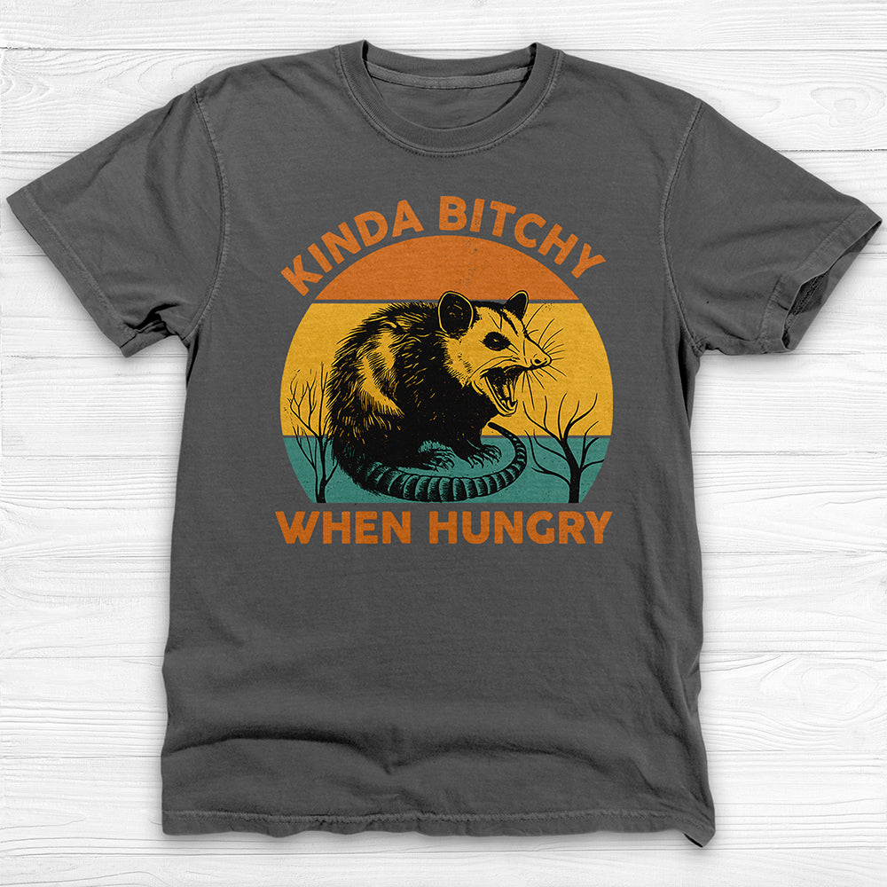 Kinda Bitchy When Hungry Funny Animal Gym Shirt-T-Shirt-Gym Classics