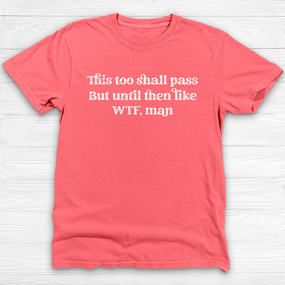 WTF Man Sarcastic Motivational Gym Tee And Pump Cover-T-Shirt-Gym Classics
