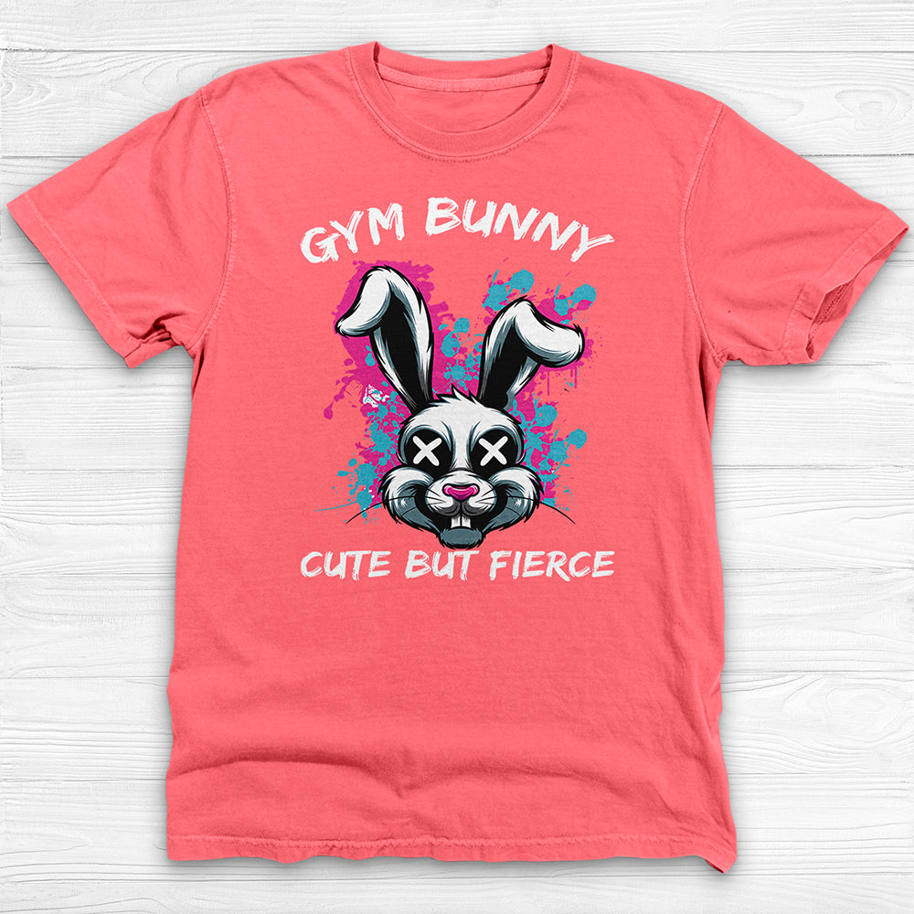 Gym Bunny Tee, Cute But Fierce Workout Shirt or Pump Cover