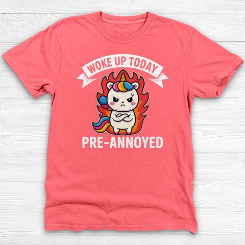 Unicorn Annoyed Already Today Funny Gym Tee Or Pump Cover