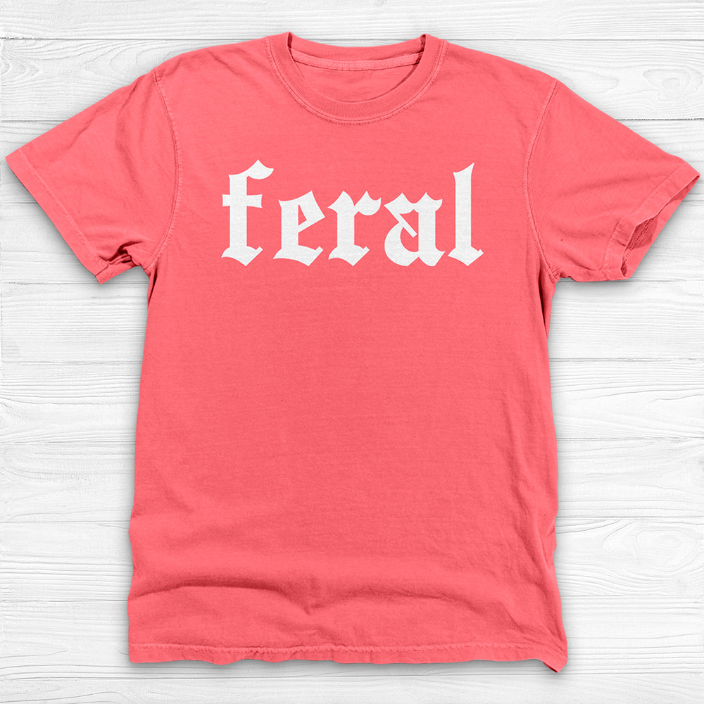 Feral Attitude Fitness Tee, Funny Conversation-Starter