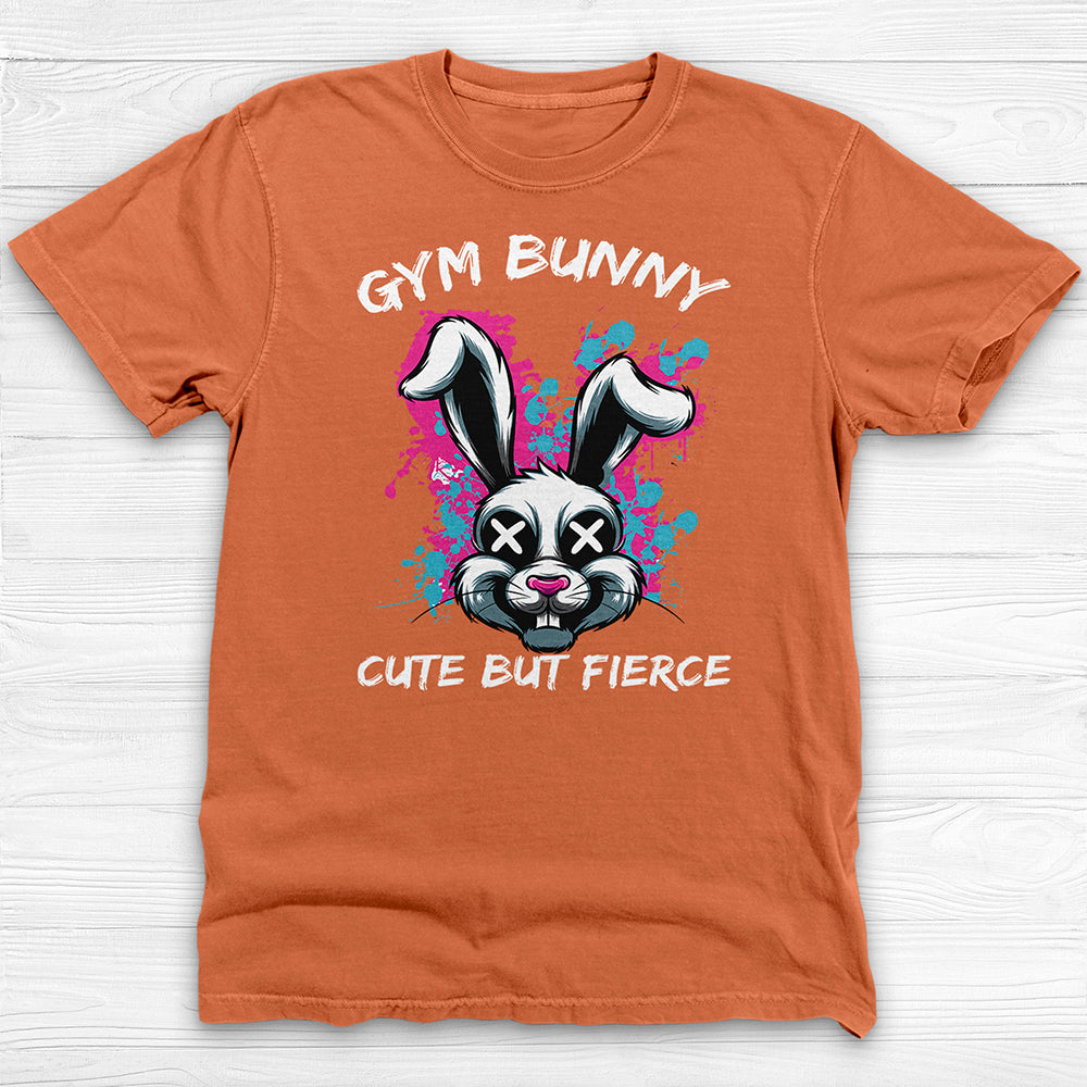 Gym Bunny Tee, Cute But Fierce Workout Shirt or Pump Cover