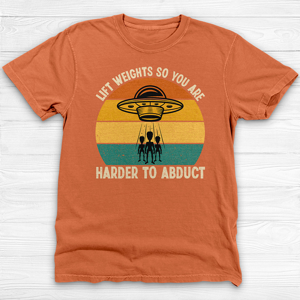 Funny Alien Abduction Gym Workout Shirt Or Pump Cover