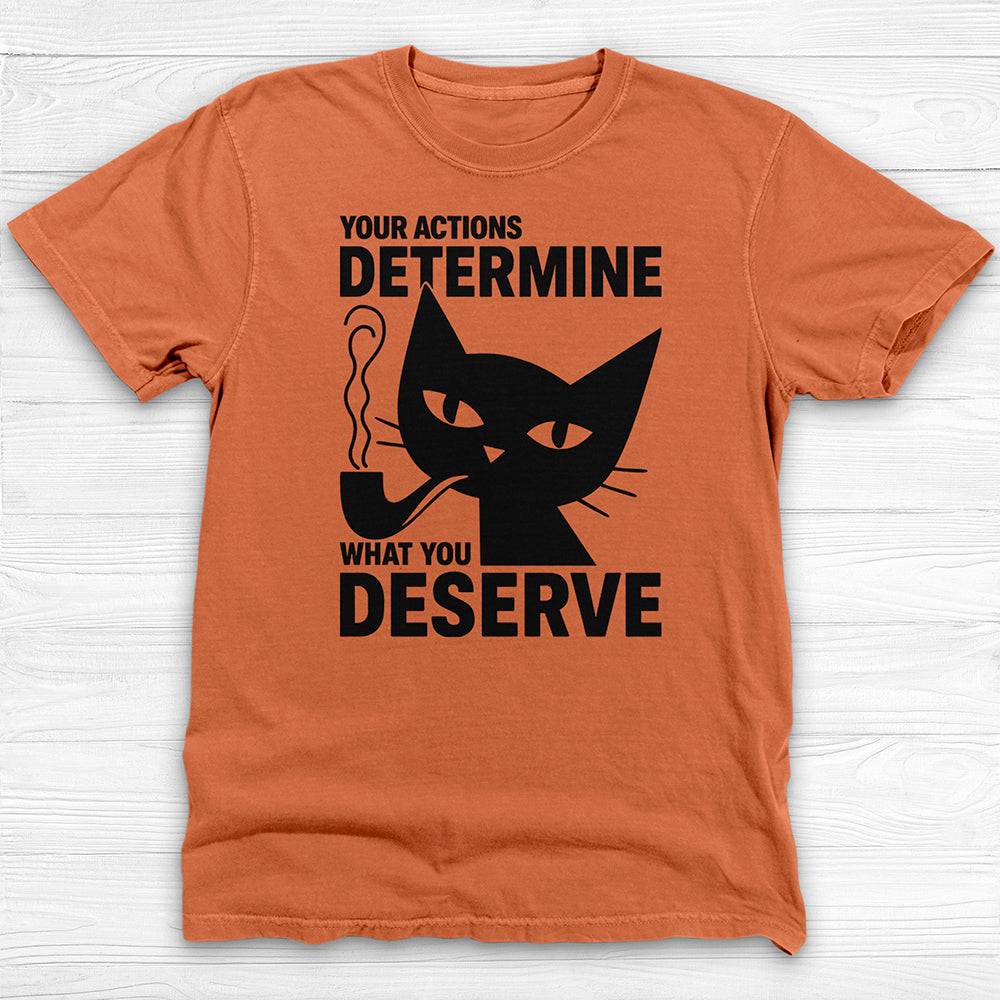 Empowered Cat T-Shirt, Bold Graphic Tee, Motivational Unisex Shirt, Unique Gift for Cat Lovers, Statement Fashion for Everyday Wear