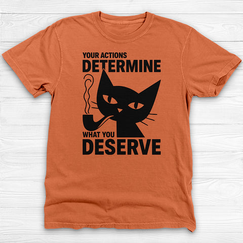Empowered Cat T-Shirt, Bold Graphic Tee, Motivational Unisex Shirt, Unique Gift for Cat Lovers, Statement Fashion for Everyday Wear