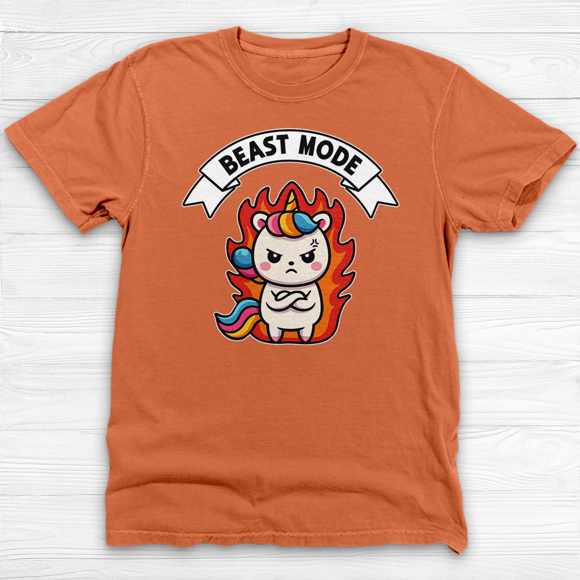 Unicorn Beast Mode Funny Graphic Gym Shirt Or Pump Cover-T-Shirt-Gym Classics