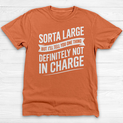 Sorta Large But Definitely Not In Charge, Fun Gym Tee